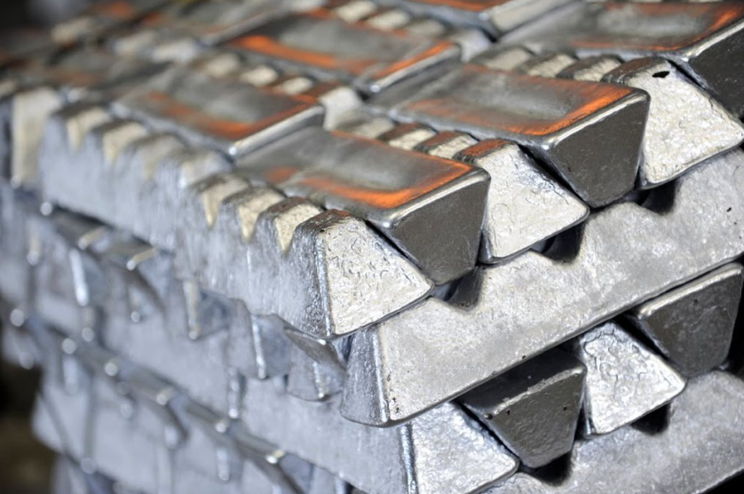 High-quality aluminum alloy ingots stacked in rows - Shambhavi Metals premium supply